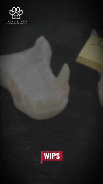 Behind the build! 3D-printed teeth